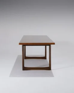 Pamono Scandinavian Dark Wood Coffee Table from Peter Løvig Nielsen, 1960s Discount