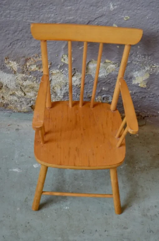 Pamono Scandinavian Doll's Chair, 1960s New