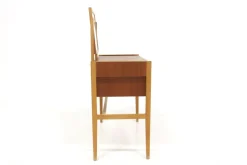 Pamono Scandinavian Dressing Table in Teak and Oak, Sweden, 1960s