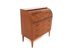 Pamono Scandinavian Mahogany Secretaire, 1950 Hot