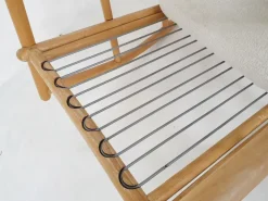 Pamono Scandinavian Modern Birch Spindle Rocking Lounge Chair, 1960s New