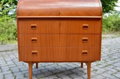 Pamono Scandinavian Modern Secretary Desk in Teak from Svegards Markaryd Discount