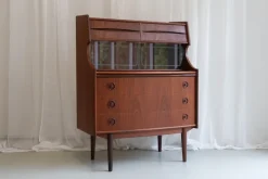 Pamono Scandinavian Modern Teak Secretary by Gunnar Falsig, 1960s Sale