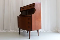 Pamono Scandinavian Modern Teak Secretary by Gunnar Falsig, 1960s Sale