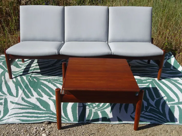 Pamono Scandinavian Modular Living Room Set by Gunnar Sørlie for Karl Sørlie and Sønner, 1960s, Set of 4 Hot