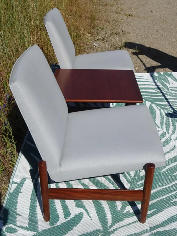 Pamono Scandinavian Modular Living Room Set by Gunnar Sørlie for Karl Sørlie and Sønner, 1960s, Set of 4 Hot