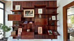 Pamono Scandinavian Modular Wall Shelf in Rosewood attributed to Poul Cadovius for Cado, 1960s