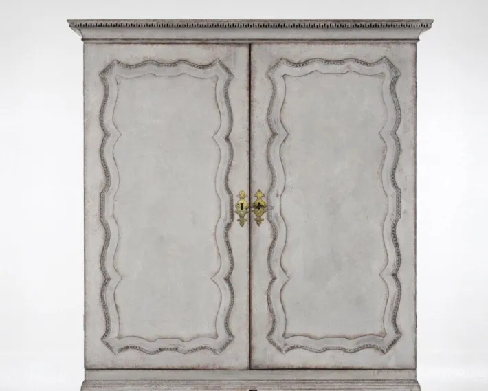 Pamono Scandinavian 2-Part Secretary, 1770s New