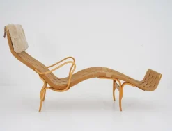 Pamono Scandinavian Pernilla 3 Chaise Lounge by Bruno Mathsson Best