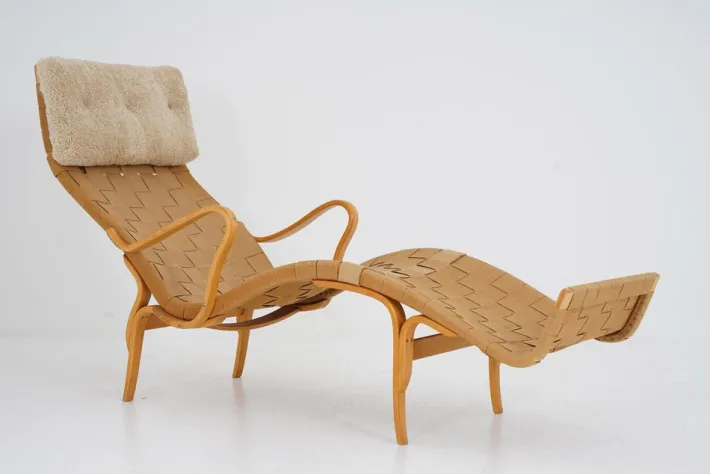 Pamono Scandinavian Pernilla 3 Chaise Lounge by Bruno Mathsson Best
