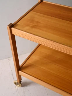 Pamono Scandinavian Pine Trolley, 1960s Outlet