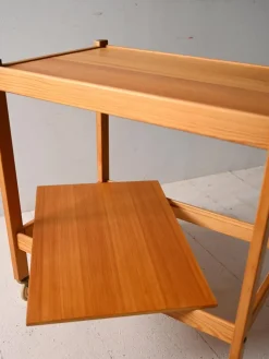 Pamono Scandinavian Pine Trolley, 1960s Outlet