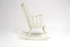 Pamono Scandinavian Rocking Chair Bohem by Lena Larsson for Nesto, Sweden, 1960s New
