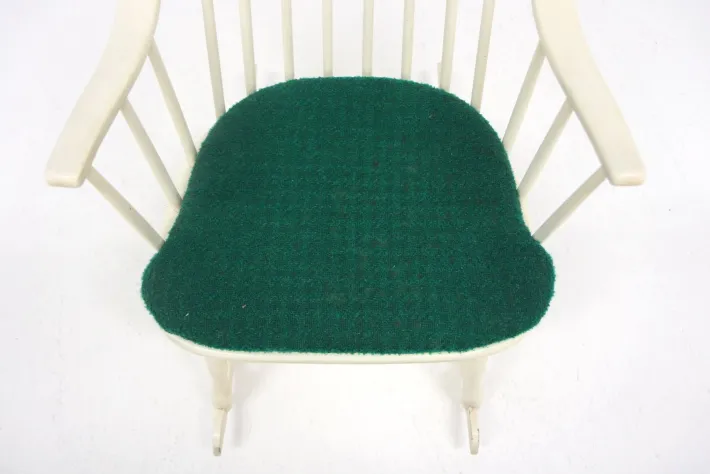 Pamono Scandinavian Rocking Chair Bohem by Lena Larsson for Nesto, Sweden, 1960s New