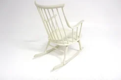Pamono Scandinavian Rocking Chair Bohem by Lena Larsson for Nesto, Sweden, 1960s New
