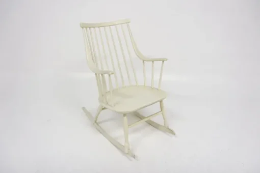 Pamono Scandinavian Rocking Chair Bohem by Lena Larsson for Nesto, Sweden, 1960s New