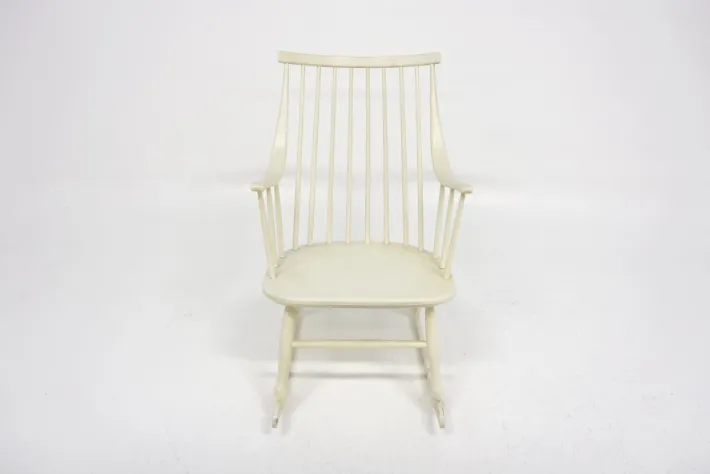 Pamono Scandinavian Rocking Chair Bohem by Lena Larsson for Nesto, Sweden, 1960s New