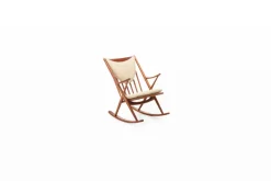 Pamono Scandinavian Rocking Chair by Frank Reenskaug for Bramin, Denmark, 1960s