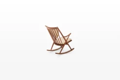Pamono Scandinavian Rocking Chair by Frank Reenskaug for Bramin, Denmark, 1960s