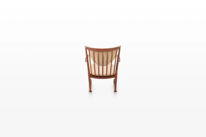 Pamono Scandinavian Rocking Chair by Frank Reenskaug for Bramin, Denmark, 1960s