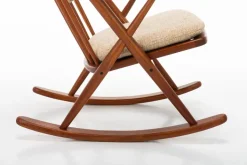 Pamono Scandinavian Rocking Chair by Frank Reenskaug for Bramin, Denmark, 1960s