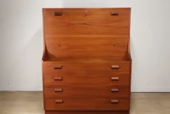 Pamono Scandinavian Secretary by Børge Mogensen for Søborg Møbelfabrik, 1960s Hot