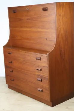 Pamono Scandinavian Secretary by Børge Mogensen for Søborg Møbelfabrik, 1960s Hot
