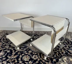 Pamono Scandinavian Serving Tables, 1980s, Set of 2 Outlet