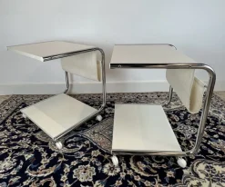 Pamono Scandinavian Serving Tables, 1980s, Set of 2 Outlet