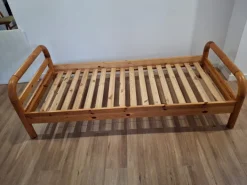 Pamono Scandinavian Single Pine Bed Clearance