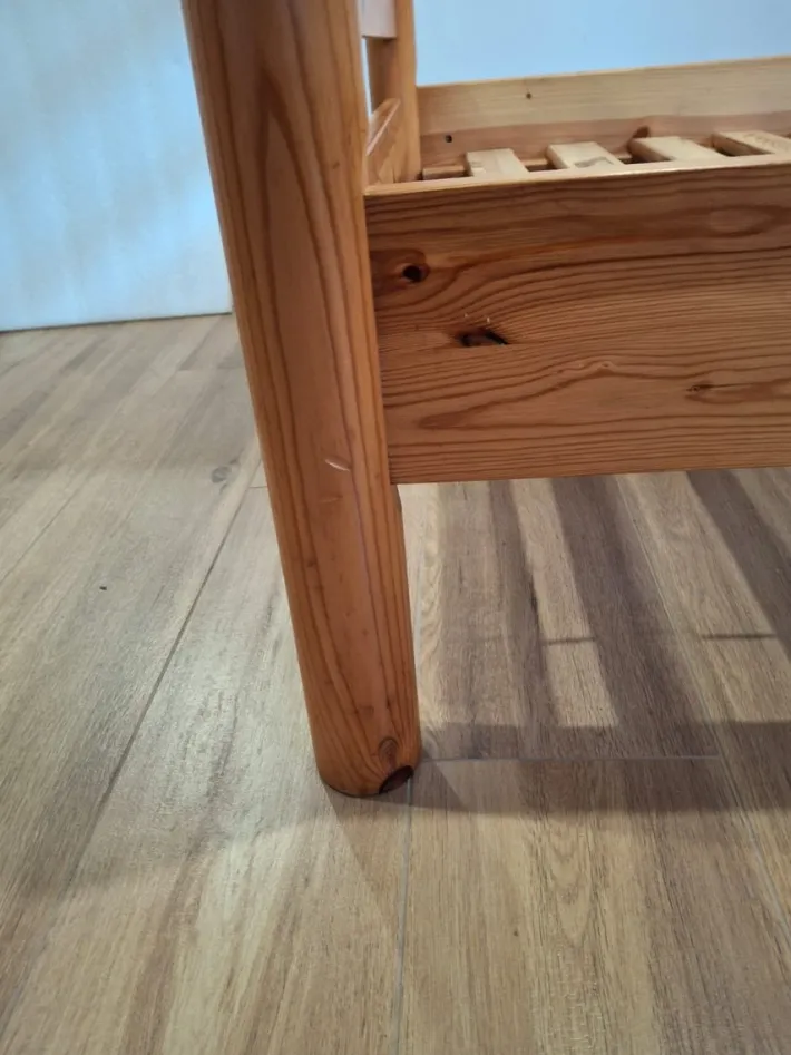 Pamono Scandinavian Single Pine Bed Clearance