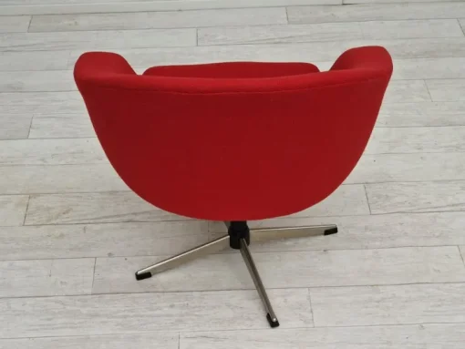 Pamono Scandinavian Swivel Lounge Chair in Wool by Karl Eric Klote, 1960s Best
