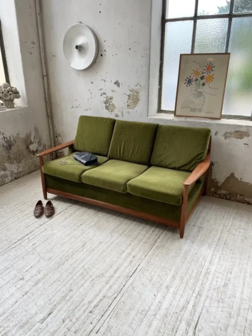 Pamono Scandinavian Teak Bench, 1950s Online