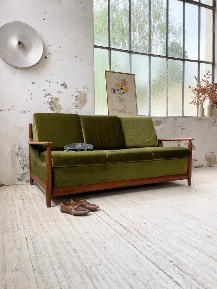 Pamono Scandinavian Teak Bench, 1950s Online