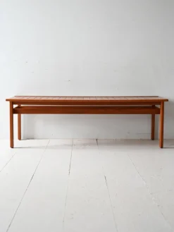 Pamono Scandinavian Teak Bench, 1960s Clearance