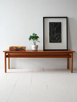 Pamono Scandinavian Teak Bench, 1960s Clearance