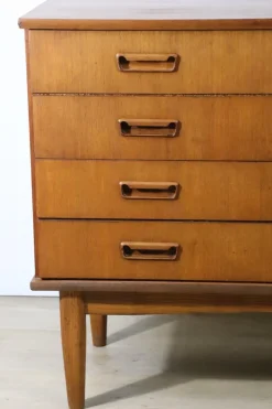 Pamono Scandinavian Teak Chest of Drawers, 1960s Clearance