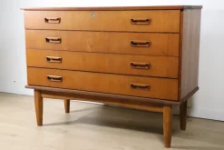 Pamono Scandinavian Teak Chest of Drawers, 1960s Clearance