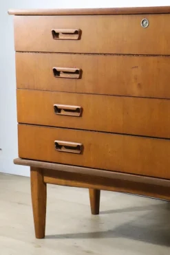 Pamono Scandinavian Teak Chest of Drawers, 1960s Clearance