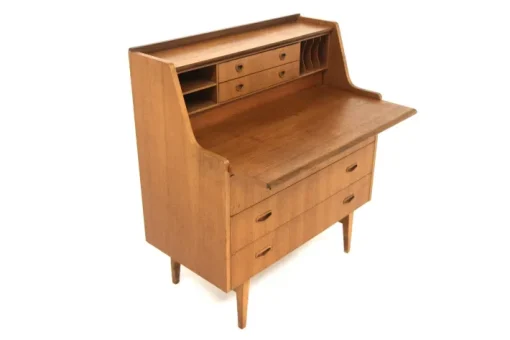 Pamono Scandinavian Teak Secretaire, 1960 Outlet