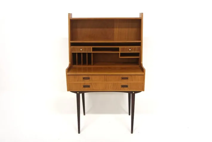 Pamono Scandinavian Teak Secretaire, 1950 Clearance