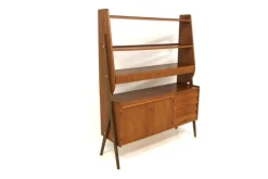 Pamono Scandinavian Teak Secretary from Rottne Möbelindustri, Sweden, 1960s Discount