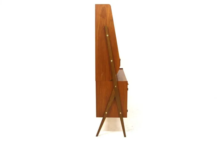 Pamono Scandinavian Teak Secretary from Rottne Möbelindustri, Sweden, 1960s Discount