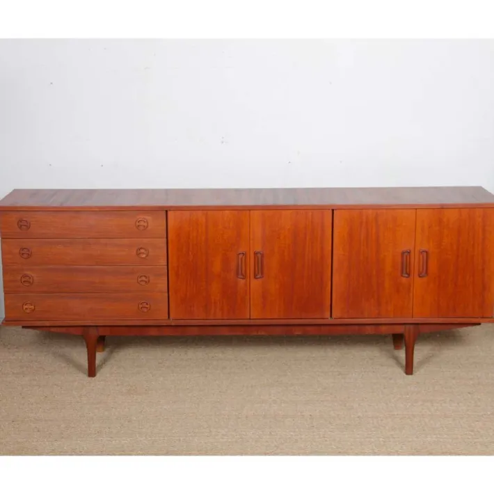 Pamono Scandinavian Teak Sideboard, 1960s Hot
