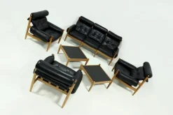 Pamono Scandinavian Three-Seater Sofa by Eric Merthen for Ire Möbler, 1960s Outlet