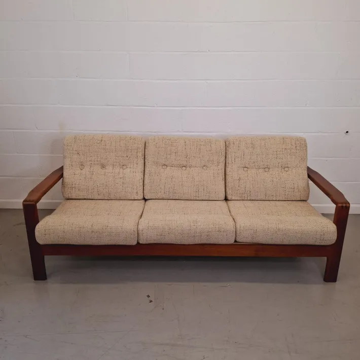 Pamono Scandinavian Three-Seater Bench, 1960s Outlet