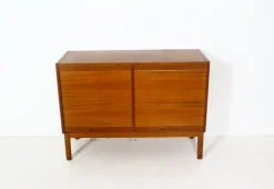 Pamono Scandinavian Vintage Roller Shutter Cabinet, 1970s Outlet