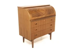 Pamono Scandinavian Walnut Secretaire, 1950 Online