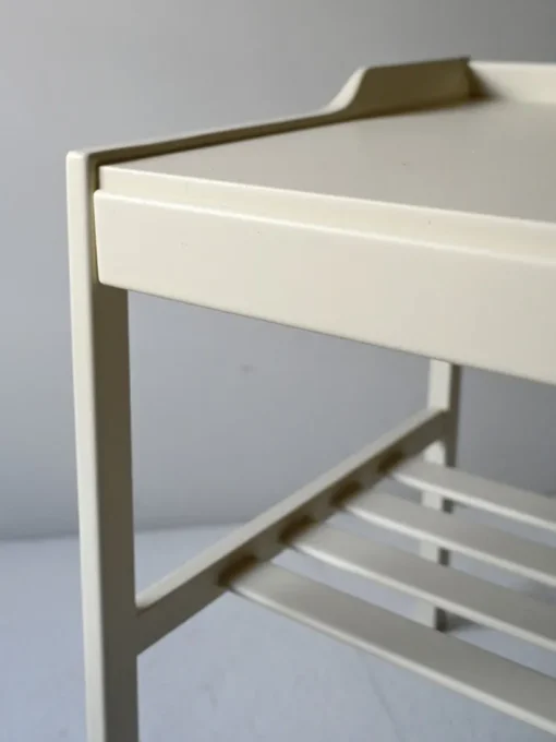 Pamono Scandinavian White Bedside Tables, 1950s, Set of 2 Sale