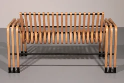 Pamono Scheletro Bench by Kari Asikainen for P. O. Korhonen Oy, 1987 Best